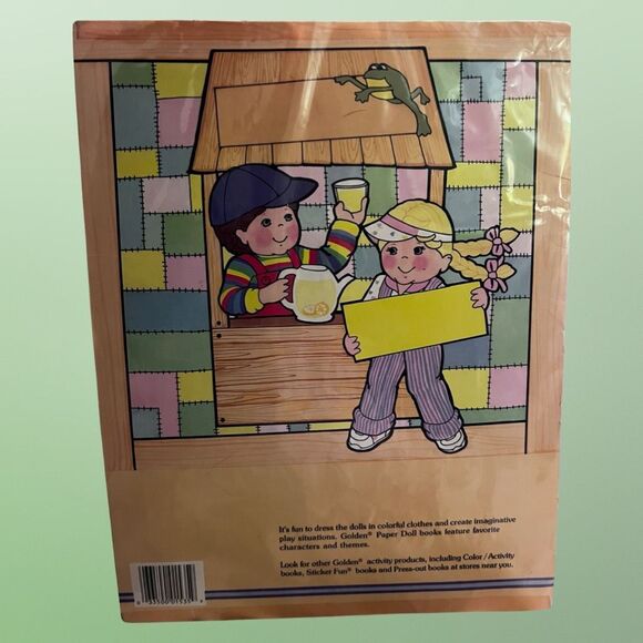 Vintage 1986 Golden Book My Buddy & Little Sister Paper Doll Set - Picture 6 of 6